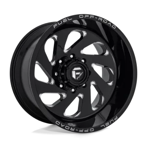 Fuel – D637 VORTEX – Black – 20″x10″ -18mm – Summer Wheels – D63720007347